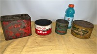 RichelieuMints/Coop&Blue FlameCoffee/Delaval Tins