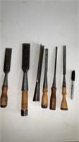 Wood Chisels-Qty 6/1without handle
