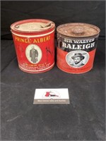 Vintage tobacco tins