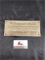 Winchester Brass plaque