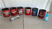 Vintage 2lb Coffee Cans/1 7/8” Ball on 1”