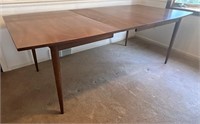 Mid century dining table w/ 2 leaves
