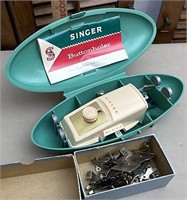 Singer buttonholer and more