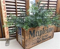 Mapleie syrup box