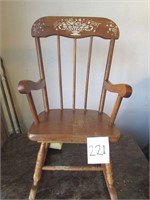 Vintage Child's Rocking Chair