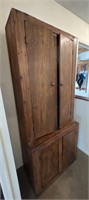 81 by 34 x 18 primitive cabinet