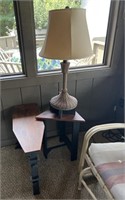 Handmade stand and lamp