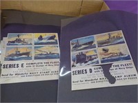 Vintage navy stamps