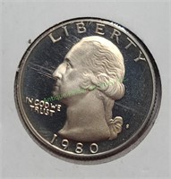 1980 GEM PROOF Quarter from US Proof Set