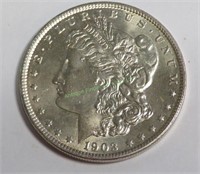 1903 p Better Date Morgan Silver Dollar