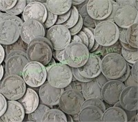 Lot of (300) ND Buffalo Nickels