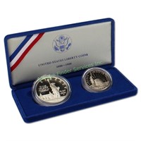 1986 Two Coin Statue of Liberty Set