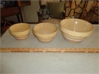 Set of 3 Banded Bowls