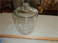 Clear Glass Candy Jar