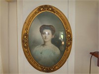 Oval Antique Portrait