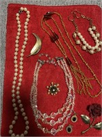 Vintage Pins and Necklaces