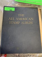 THE ALL AMERICAN STAMP ALBUM