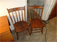 Pair of Pine Chairs