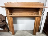 Wood Fire Place Mantle