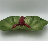 MC Brad Keeler lobster pottery dish