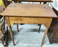 Vintage Wood Lift Top Desk