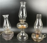 Selection of Hurricane Lamps