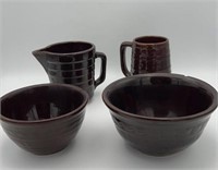 4 pc. Mar-crest stoneware set