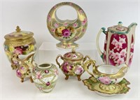 Selection of Hand Painted Porcelain- Nippon