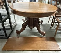 Vintage Dining Table on Casters