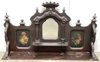 Vintage Overmantel with Mirror