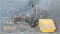 Glassware- Pyrex, crystal, depression, etc.