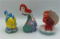 3 WD Liitle Mermaid Figurines