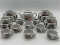 35 pc. porcelain child's tea set