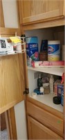 Everything in this cupboard- master bath