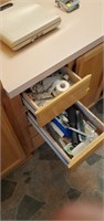 Everything in these two drawers - master bathroom