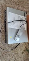Toshiba VHS/DVD player with remote - living room