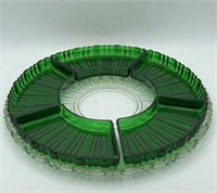 14" MC emerald glass server