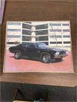 1969 Chevelle Picture  Frame aprox. 16x20