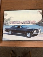 1967 Chevelle SS Picture   Frame approx. 16x20