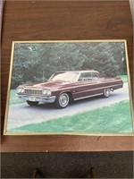 1964 Impala Picture   Frame approx. 16x20