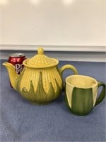 Shawnee Tea Pot and Cup   Cup has small chip.