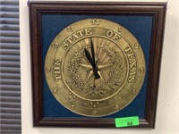 THE STTE OF TEXAS SEAL / CLOCK