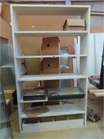 6 Tier Wooden Shelf Unit 2450x1420x400mm