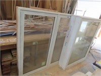 3 Panel Timber Window Inc Glass 1550x2370mm