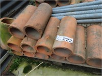 Part Pallet of Terracotta Pipes 300x130mm
