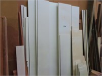 Lge Qty of White Melamine Suitable for Shelving