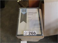 4 Boxes of A4 Certificate Frames