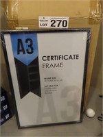 1 Box of A3 Certificate Frames