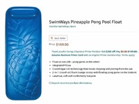 SwimWays Pineapple Pong Pool Float