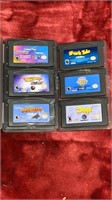 6 Nintendo Game Boy Advance Cartridges